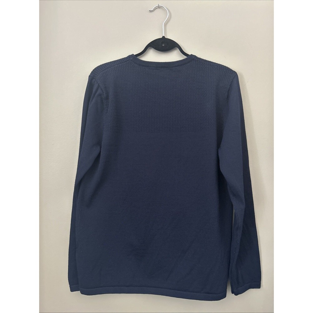 Scotch & Soda Men's Pullover Sweater Crew Neck L Navy Blue Knit - Picture 2 of 10